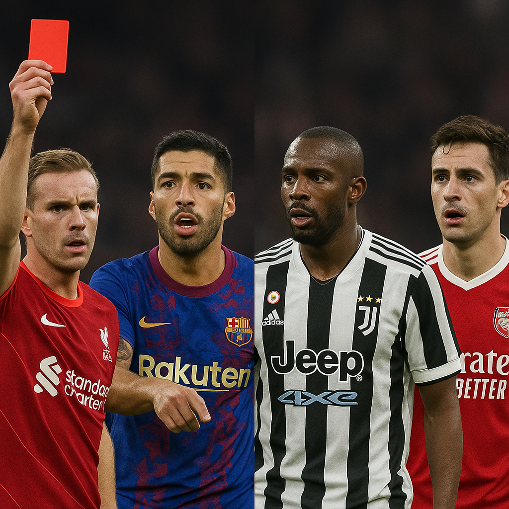 Najszybsze czerwone kartki w historii piłki nożnej