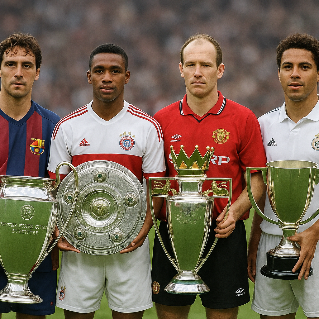 Zawodnicy, którzy zdobyli mistrzostwo z wieloma klubami