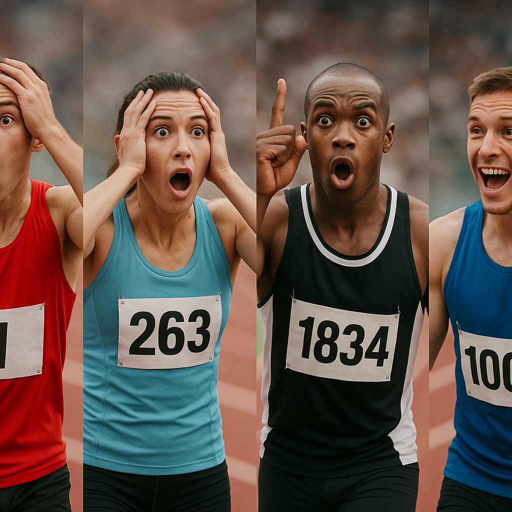 Sportowcy, którzy ustanowili rekordy przypadkiem