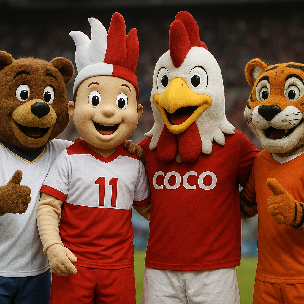 Najbardziej rozpoznawalne maskotki wydarzeń sportowych